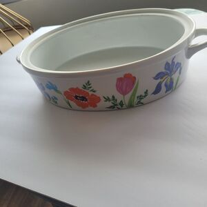 Taste Seller by Sigma Primavera 1 quart casserole dish without lid porcelain cer